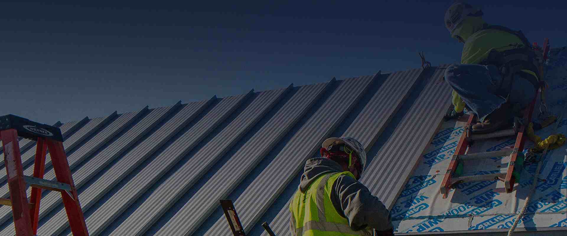 Монтаж фальцевой кровли